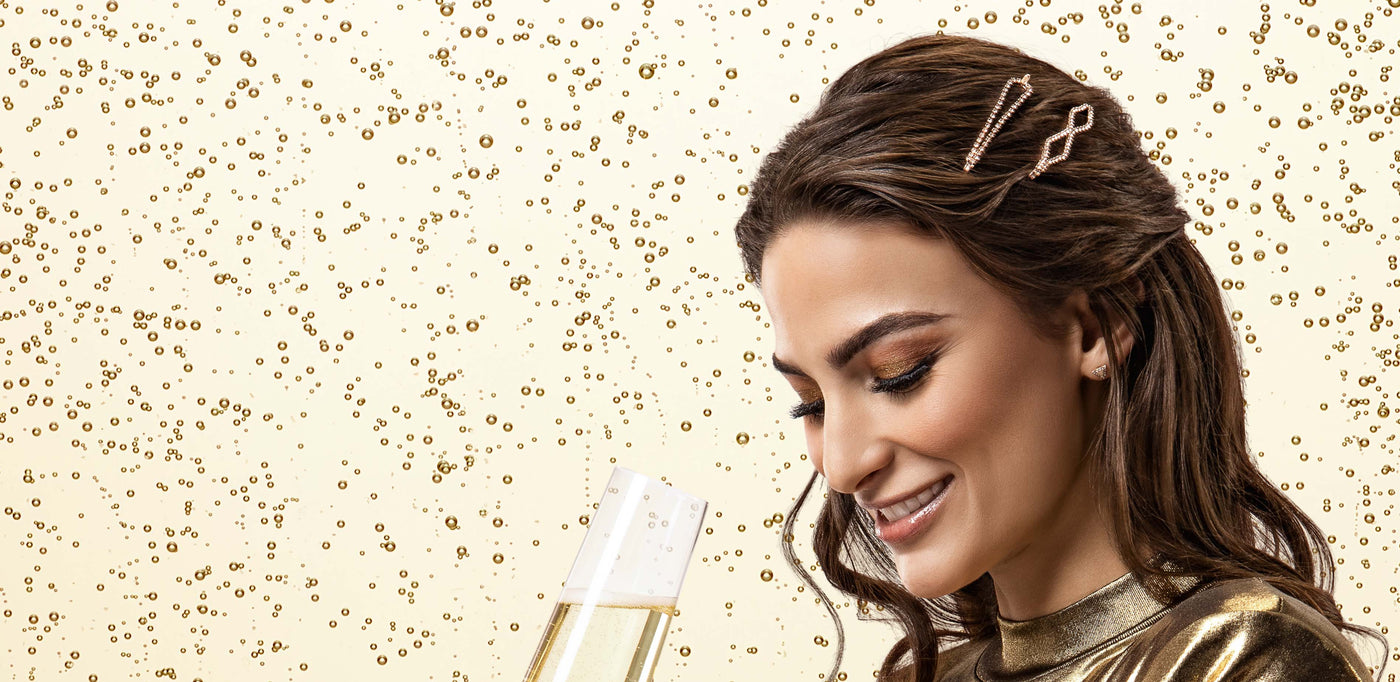 Prosecco Inspired Hair Accessories