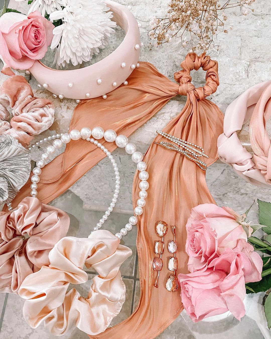 Bellefixe Cottage Collection Knotted Headband Bellefixe Knotted Headband (Rose) - Walmart.com main image 2