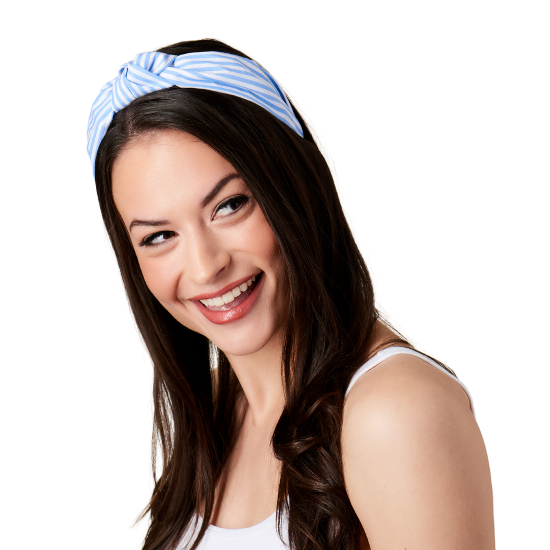 Bellefixe Cottage Collection Knotted Headband Cottage Collection Knotted Headband - Newport Plaid  main image 4