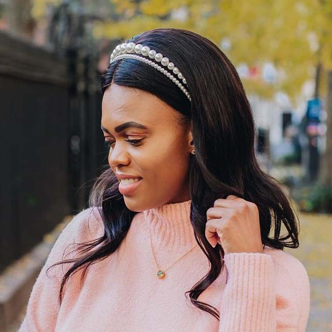 Paris Collection Pearl Headband Set | Thin Pearl Headbands
