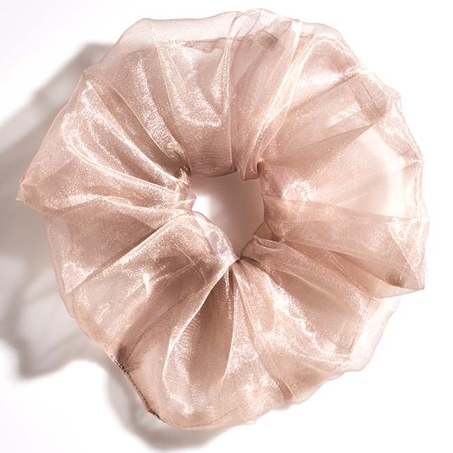 Floral Collection Poppy XL Organza Scrunchie | Hair Scrunchie display picture 1